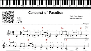 🎼 Conquest of Paradise - 3698 - Vangelis - Tutorial Partitura Fácil 2