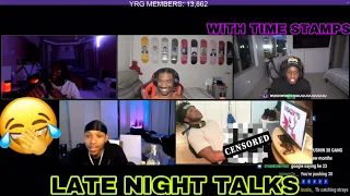 YourRAGE Goes On Discord With Kai Cenat BruceDEO Silky Annoying & Have Late Night Convo *HILARIOUS*