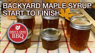 Backyard Maple Syrup - Start to Finish