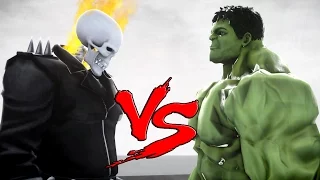 THE INCREDIBLE HULK VS GHOST RIDER - EPIC BATTLE