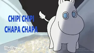 Chipi chipi chapa chapa but it's animated and Moomin (Flipaclip)