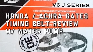 Unboxing Gates Timing Belt J Series Honda Acura V6 Review - Bundys Garage