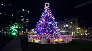 WALKING TOUR THROUGH DOWNTOWN HAMILTON ON A CHILLY DECEMBER EVENING