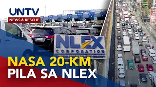 Dagsa ng mga motorista nagdulot ng matinding traffic sa NLEX