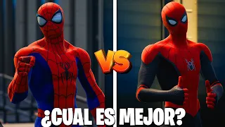 ¿CUAL SPIDER MAN ES MEJOR? | Fortnite: Battle Royale (SPIDERMAN VS TOM HOLLAND VENOM) PASE VS TIENDA