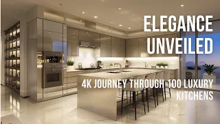 4K Luxury Kitchens: Overview of 100 Elegant Designs | From Classic to Modern – A Variety of Options