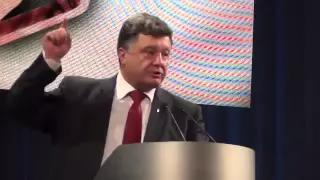 Poroshenko: "Their children will hole up in the basements - this is how we win the war!" [ENG SUBS]