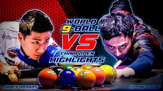 JAMES ARANAS VS. KO PING CHUNG | WORLD 9-BALL OPEN 2023 HIGHLIGHTS - PINOY COMMENTARY