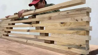 Easy And Fun Woodworking Project // How To Make A Beautiful And Cool New Design Table