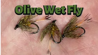 Fly Tying - Olive Wet Fly