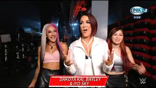 Bayley explica porque ataco a Becky Lynch en Backstage - WWE Raw Español Latino: 01/08/2022