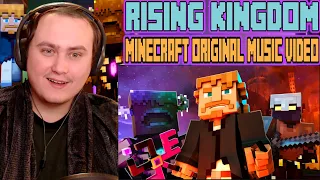 "Rising Kingdom" - A Minecraft Original Music Video | Reaction