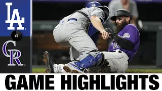 Dodgers vs. Rockies Game Highlights (9/22/21) | MLB Highlights