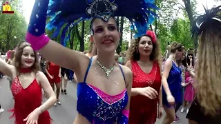 Бразильский карнавал в Москве, Brazilian in the carnival, Moscow Samba Festival 2019