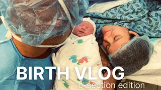 Our Birth Vlog | Scheduled C-Section  | 39 Weeks Pregnant |