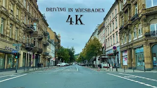 Driving in Wiesbaden City - 4k Video - Driving Tour
