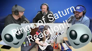 RINGS OF SATURN - Mental Prolapse (OFFICIAL GUITAR PLAYTHROUGH) REACTION!! | OFFICE BLOKES REACT!!