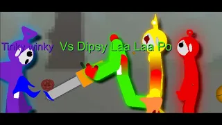 Tinky Winky Vs Dipsy Laa Laa And Po (Stick Nodes) (Slendytubbies 3 Fights)