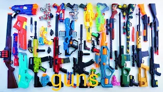 Unboxing Sniper Rifle, ShotGun, Soft Bullet Gun, Cowboy Pistol, Ak 47, Glock Pistol, M16, Water Gun