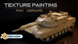 Texture Painting a Tank in Blender | Beginner Tutorial (Arijan)