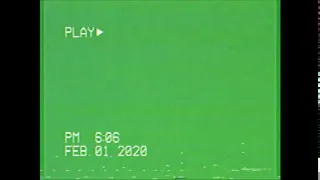 [AESTHETIC] VHS Vintage Green screen effect | FREE Link 4K!