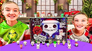 Opening All 24 Days of Nightmare Before Christmas Countdown Calendar!!