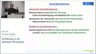 Politische Philosophie 10: Moderne 1 - Harsanyi, Rawls