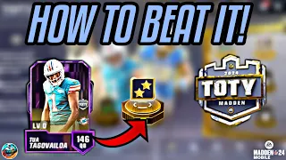 HOW TO BEAT THE TOTY BOSS EVENT! CLAIM A FREE TOTY EPIC! Madden Mobile 24