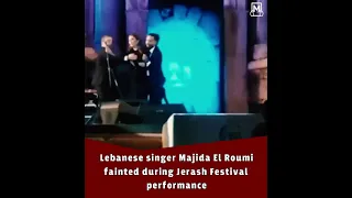 Lebanese singer Majida El Roumi fainted during Jerash Festival performance