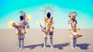 TRIO GODS vs ARMIES OF 100x UNITS - Totally Accurate Battle Simulator TABS