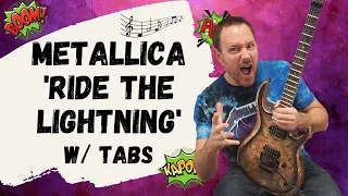 Metallica Ride The Lightning Guitar Lesson + Tutorial