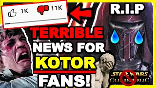 Knights Of The Old Republic Remake Just Got MUCH WORSE! KOTOR Writer ATTACKS Men And Star Wars Fans!