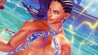 Street Fighter V  Laura VS JURI Mod Laura Fundoshi, Juri Intoxicator on Beach