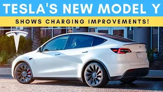 Tesla's New Model Y Shows Charging Improvements & More Updates!