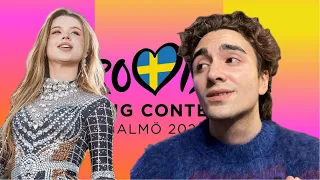 ITALIAN GUY REACTS TO MARIA SUR with " WHEN I'M GONE " | Eurovision 2024, Sweden's NS