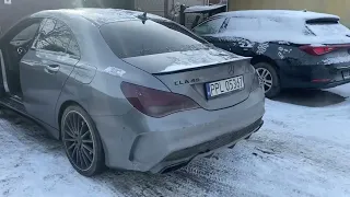 Mercedes CLA45 AMG Pops Bangs by Boost Service Chiptuning 401KM / 563Nm