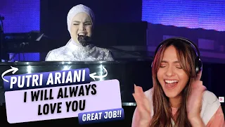 Putri Ariani - I Will Always Love You | REACTION!!