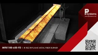 IR-RED ® FLAME l Faced Down Infrared Metal Fiber Burner MFB831-50-FD & MFB1100-65-FD l PP Systems
