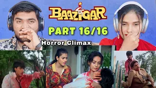 Baazigar : Climax scene |Shah Rukh Khan| Kajol | Pakistani Reaction | PART 16/16