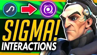 Overwatch | SIGMA - All Ability Interactions vs EVERY HERO - We Test EVERYTHING