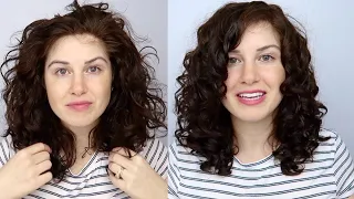 Easy Way to Refresh Curly Hair