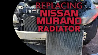 How to replace the radiator on a 2008-2010 Nissan Murano