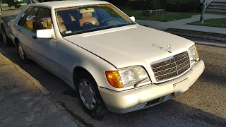 1992 Mercedes 600SEL project. Part 1. First look
