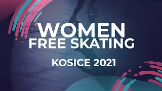 Veronika Zhilina RUS | WOMEN FREE SKATE PROGRAM | Kosice Week 3 – 2021 #JGPFigure