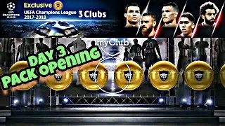 UCL 3 Clubs Day 3 Pack Opening | Pes 2018 mobile