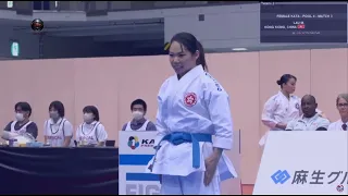 Nicole Yonamine Mota vs Mo Sheung Grace Lau | Elimination Female Kata | Fukuoka 2023