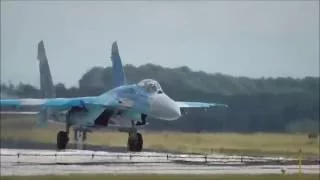 Су-27 Повітряних Сил України в небі Данії