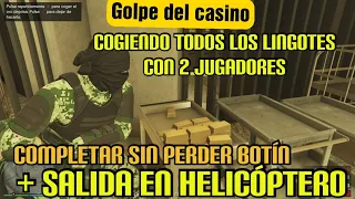 Cómo hacer el golpe del casino con el máximo botín y sin perder dinero!! (GTA V ONLINE)