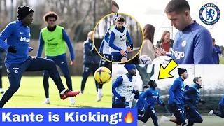 Special Training!🔥Kante & Pulisic Storm Cobham in High Spirits💪Special guests spotted,Thiago,Mendy