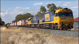 Freight And Passenger Trains In Rural Australia Part 2 - 4K